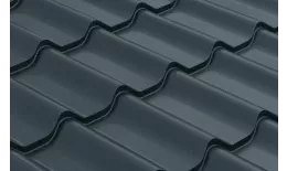 Металлочерепица GL Классик (Classic) 0.5 Rooftop Matte (Стальной Бархат) RAL 7016 антрацитово-серый купить в краснодаре