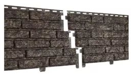 Фасадные панели Ю-Пласт Стоун Хаус Кварцит Коричневый купить в краснодаре