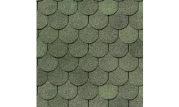 Гибкая черепица Docke PIE EUROPA Купол Зеленый купить в краснодаре