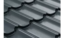 Металлочерепица GL Квинта плюс (Kvinta Plus) 0,5 GreenCoat Pural Matt RR 2H3 темно-серый купить в краснодаре