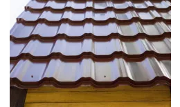 Металлочерепица GL Квинта плюс (Kvinta Plus) 0,5 GreenCoat Pural Matt RR 887 шоколадно-коричневый купить в краснодаре