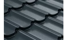 Металлочерепица GL Квинта плюс (Kvinta Plus) 0,5 GreenCoat Pural RR 23 темно-серый купить в краснодаре