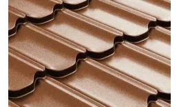 Металлочерепица GL Квинта плюс (Kvinta Plus) 0,5 Quarzit Cuprum Steel Медь купить в краснодаре