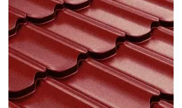 Металлочерепица Grand Line Квинта плюс (Kvinta Plus) 0,5 Satin RAL 3011 красно-коричневый купить в краснодаре