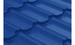 Металлочерепица Grand Line Квинта плюс (Kvinta Plus) 0,45 Полиэстер RAL 5002 ультрамариново-синий купить в краснодаре