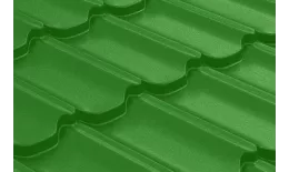 Металлочерепица Grand Line Квинта плюс (Kvinta Plus) 0,45 Полиэстер RAL 6002 лиственно-зеленый купить в краснодаре