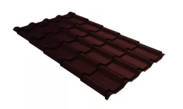 Металлочерепица GL Камея (Kamea) 0,5 Quarzit Pro Matt RAL 8017 шоколад купить в краснодаре