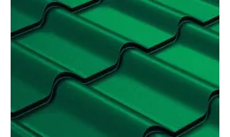 Металлочерепица Grand Line Камея (Kamea) 0,45 Drap RAL 6005 зеленый мох купить в краснодаре