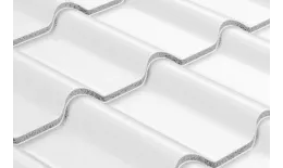 Металлочерепица Grand Line Камея (Kamea) 0,45 Drap RAL 9003 сигнальный белый купить в краснодаре