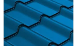 Металлочерепица Grand Line Камея (Kamea) 0,5 Satin RAL 5005 сигнальный синий купить в краснодаре
