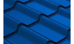 Металлочерепица Grand Line Камея (Kamea) 0,45 Полиэстер RAL 5002 ультрамариново-синий купить в краснодаре