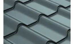 Металлочерепица Grand Line Камея (Kamea) 0,45 Полиэстер RAL 7005 мышино-серый купить в краснодаре