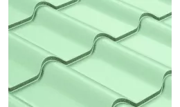 Металлочерепица Grand Line Камея (Kamea) 0,45 Полиэстер RAL 6019 бело-зеленый купить в краснодаре