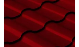 Металлочерепица GL Кредо (Kredo) 0.5 GreenCoat Pural RAL 3009 оксидно-красный купить в краснодаре