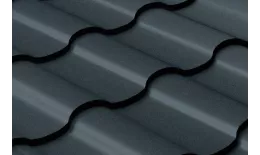 Металлочерепица Grand Line Кредо (Kredo) 0.5 Satin RAL 7016 антрацитово-серый купить в краснодаре