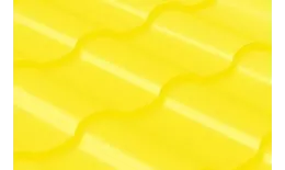 Металлочерепица Grand Line Кредо (Kredo) 0.45 Полиэстер RAL 1018 цинково-желтый купить в краснодаре