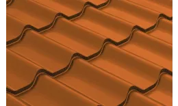 Металлочерепица GL Классик (Classic) 0.5 Quarzit Сuprum Steel медь купить в краснодаре
