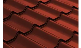 Металлочерепица Grand Line Классик (Classic) 0.5 Satin RAL 3011 коричнево-красный купить в краснодаре