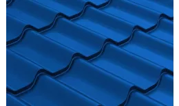 Металлочерепица Grand Line Классик (Classic) Полиэстер 0.45 RAL 5002 ультрамариново-синий купить в краснодаре