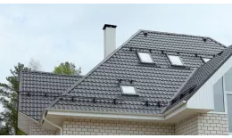 Металлочерепица Grand Line Модерн (Modern) 0,45 Полиэстер RAL 5005 сигнальный синий купить в краснодаре