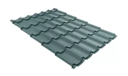 Металлочерепица Grand Line Модерн (Modern) 0,45 Полиэстер RAL 7005 мышино-серый купить в краснодаре