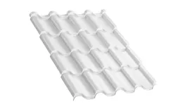 Металлочерепица Монтерроса-ML PURMAN 0.5 мм RAL 9010 Белый купить в краснодаре