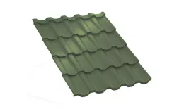 Металлочерепица Трамонтана-M PURMAN 0.5 мм Tourmalin Светло-зеленый металлик купить в краснодаре