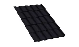 Металлочерепица Монтекристо-M PURMAN 0.5 мм RAL 7024 мокрый асфальт купить в краснодаре