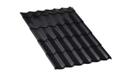 Металлочерепица Ламонтерра-XL PURMAN RAL 7024 мокрый асфальт купить в краснодаре