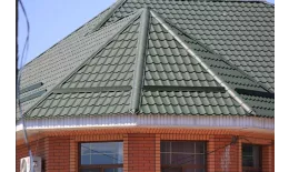 Металлочерепица Ламонтерра-Х VikingMP 0.45 мм RAL 6005 купить в краснодаре