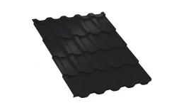 Металлочерепица Трамонтана-S VikingMP E 0.5 мм RAL 9005 Черный купить в краснодаре