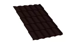 Металлочерепица Монтекристо-M VikingMP E 0.5 мм RAL 8017 Шоколад купить в краснодаре