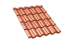 Металлочерепица Монтекристо-ML CLOUDY 0.5 мм Anticato Терракотовый купить в краснодаре
