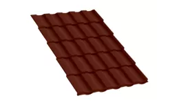 Металлочерепица Монтекристо-XL PURETAN 0,5 мм RR 29 Вишневый купить в краснодаре