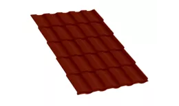Металлочерепица Монтекристо-S PURETAN 0.5 мм RR 750 Терракотовый купить в краснодаре