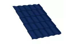Металлочерепица Монтекристо-SL NormanMP 0.5 мм RAL 5005 Сигнальный синий купить в краснодаре