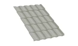 Металлочерепица Монтекристо-ML NormanMP 0.5 мм RAL 9002 Серо-белый купить в краснодаре