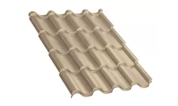 Металлочерепица Монтерроса-XL NormanMP 0.5 мм RAL 1015 Светлая слоновая кость купить в краснодаре