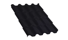 Металлочерепица Монтерроса-M NormanMP 0.5 мм RAL 7024 мокрый асфальт купить в краснодаре