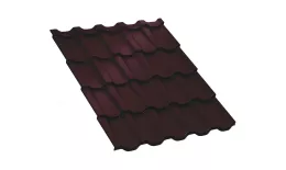 Металлочерепица Трамонтана-M NormanMP 0.5 мм RAL 3005 Красное вино купить в краснодаре