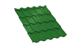 Металлочерепица Трамонтана-SL NormanMP 0.5 мм RAL 6002 Лиственно-зеленый купить в краснодаре