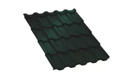 Металлочерепица Трамонтана-XL NormanMP 0.5 мм RAL 6005 Зеленый мох купить в краснодаре