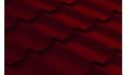 Металлочерепица GL Классик (Classic) 0.5 Quarzit Lite RAL 3005 красное вино купить в краснодаре