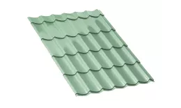Металлочерепица Ламонтерра Полиэстер 0.45 мм RAL 6019 Бело-зеленый купить в краснодаре
