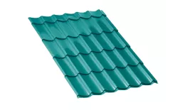 Металлочерепица Ламонтерра-Х Полиэстер 0.4 мм RAL 5021 купить в краснодаре