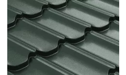 Металлочерепица GL Квинта плюс 3D (Kvinta Plus 3D) 0,5 GreenCoat Pural Matt RR 11 темно-зеленый купить в краснодаре