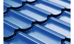 Металлочерепица Grand Line Квинта плюс 3D (Kvinta Plus 3D) 0,5 Satin RAL 5005 сигнальный синий купить в краснодаре