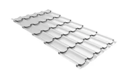 Металлочерепица Grand Line Квинта плюс 3D (Kvinta Plus 3D) 0,5 Satin RAL 9003 сигнальный белый купить в краснодаре