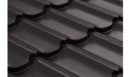 Металлочерепица Grand Line Квинта плюс (Kvinta Plus) 0,5 Satin Matt RR 32 темно-коричневый купить в краснодаре
