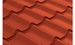 Металлочерепица Grand Line Классик (Classic) PurLite Matt 0.5 RAL 8004 терракота купить в краснодаре